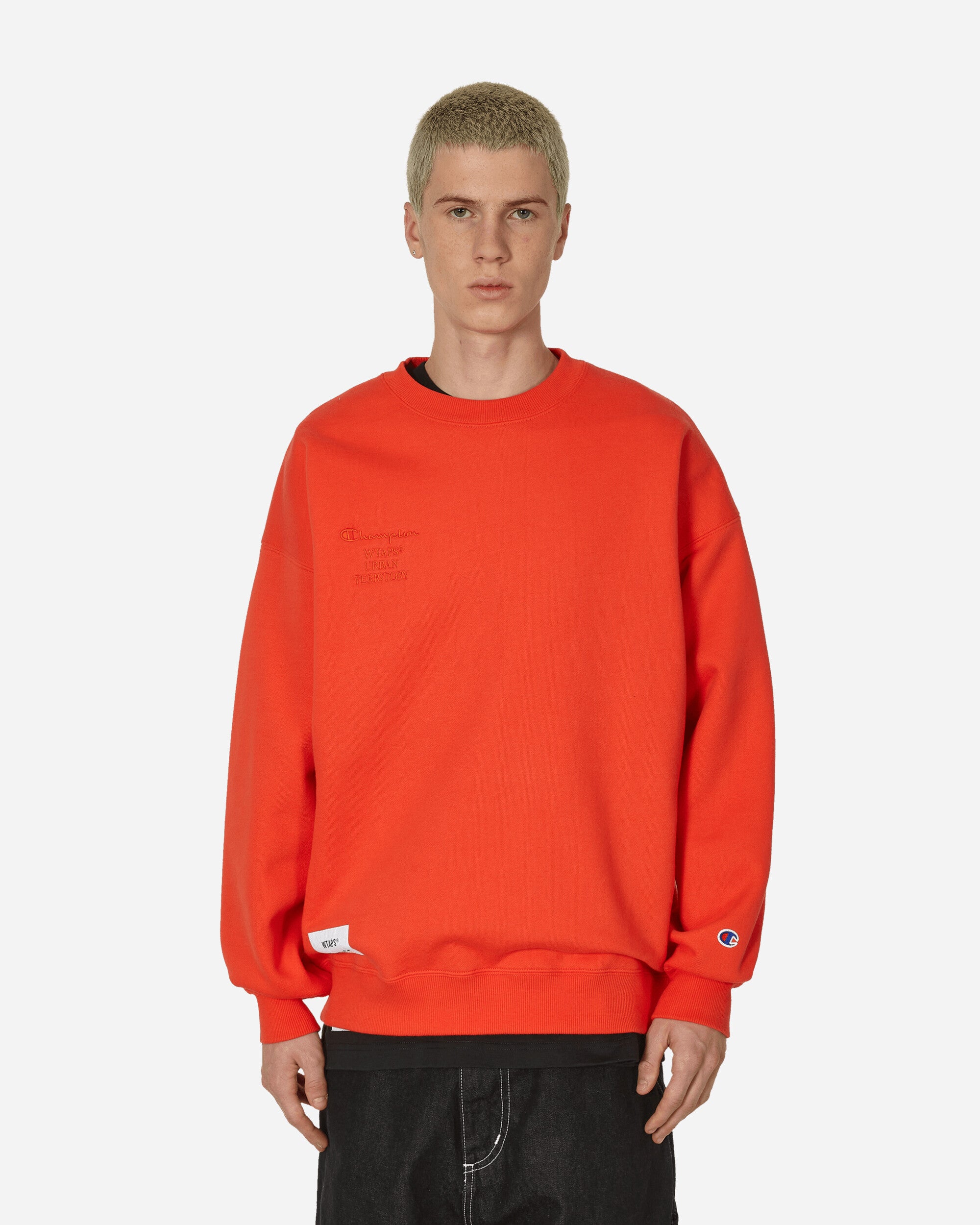 WTAPS Academy Crewneck Sweatshirt Orange – Slam Jam