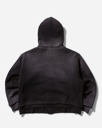 1017 ALYX 9SM Washed Effect Reversible Zip-Up Hoodie Washed Black Sweatshirts Hoodies AAMSW0241FA01 WB