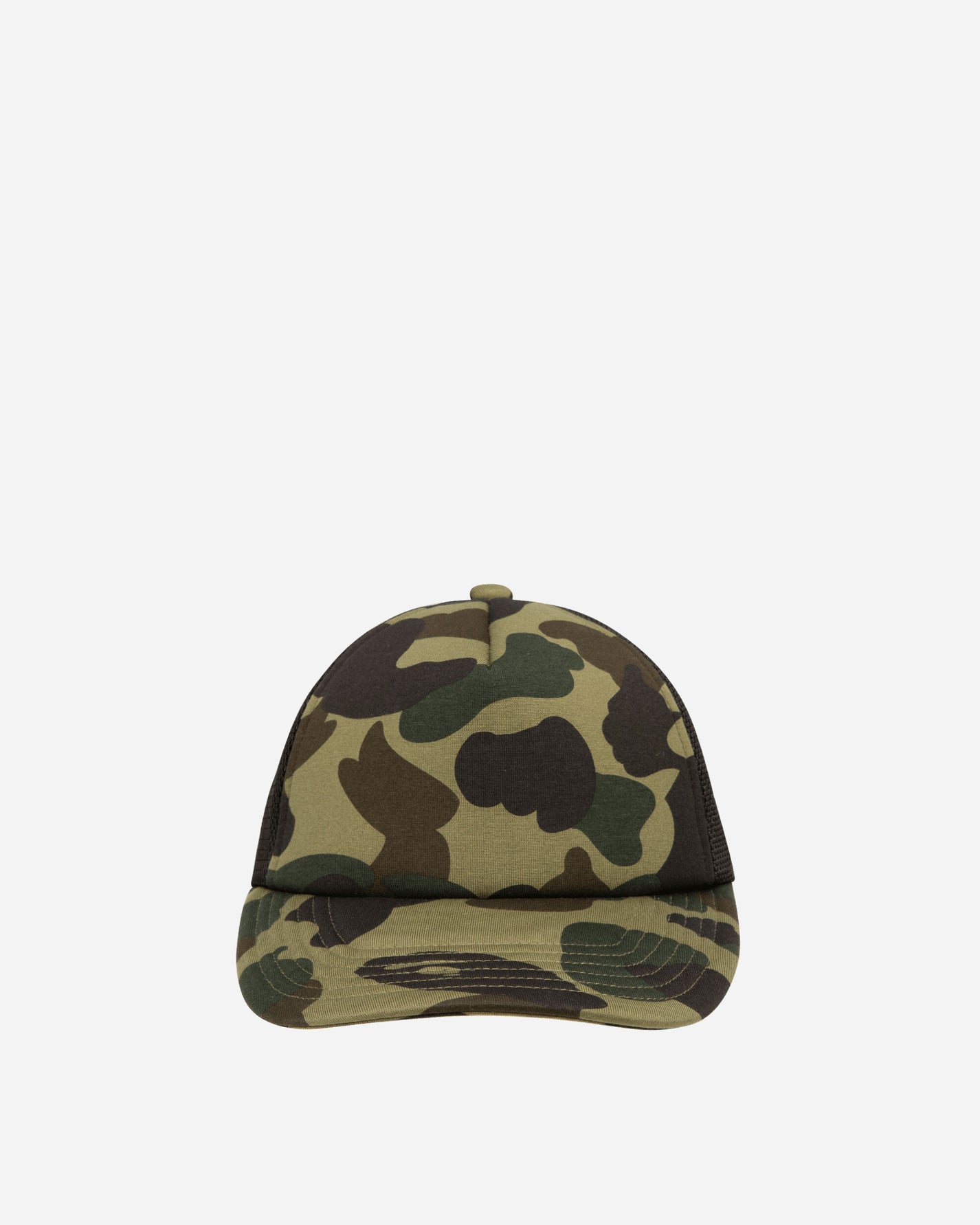 A Bathing Ape 1St Camo Mesh GREEN Hats Caps 1G80180010 GREEN