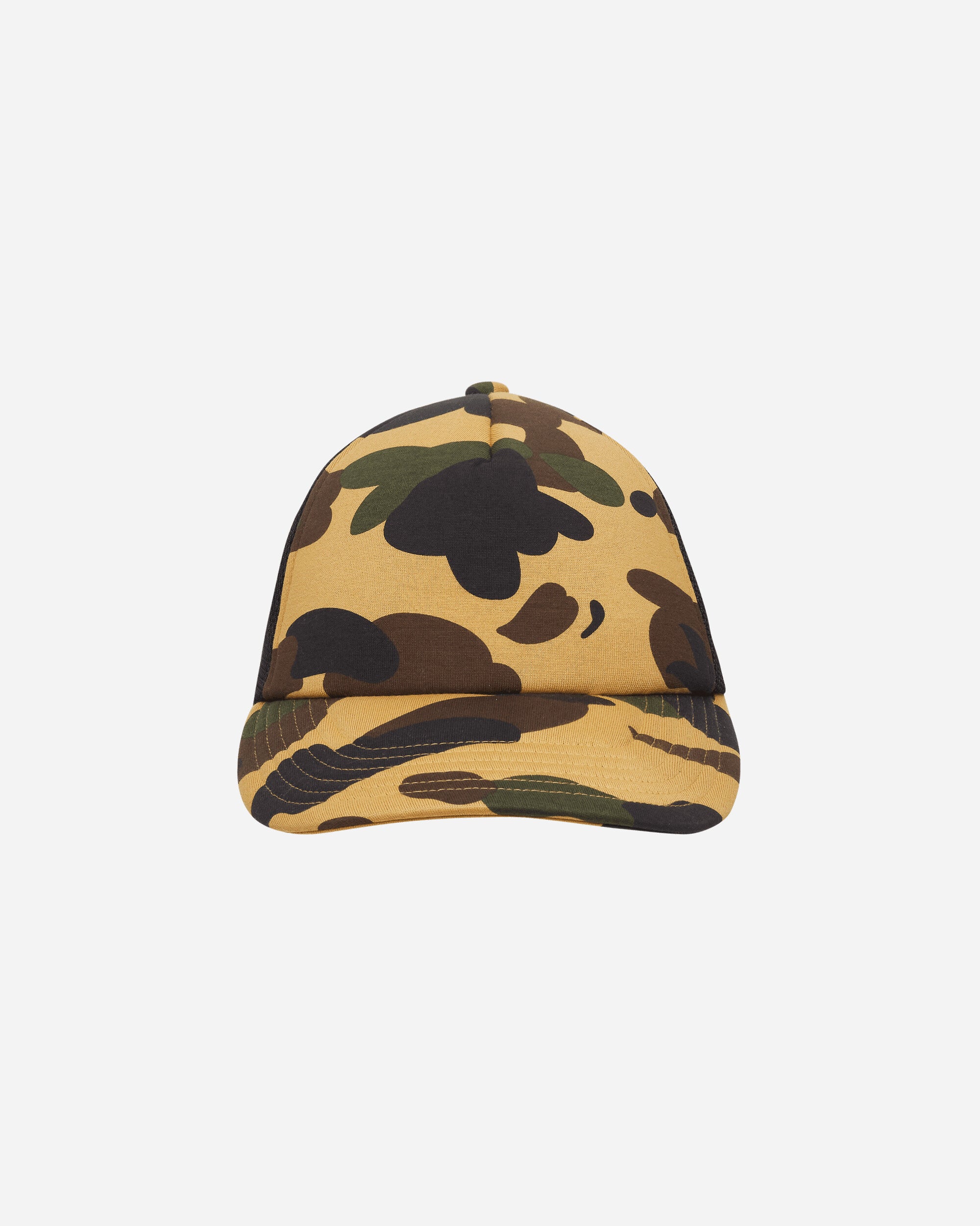 A Bathing Ape 1St Camo Mesh YELLOW Hats Caps 1G80180010 YELLOW