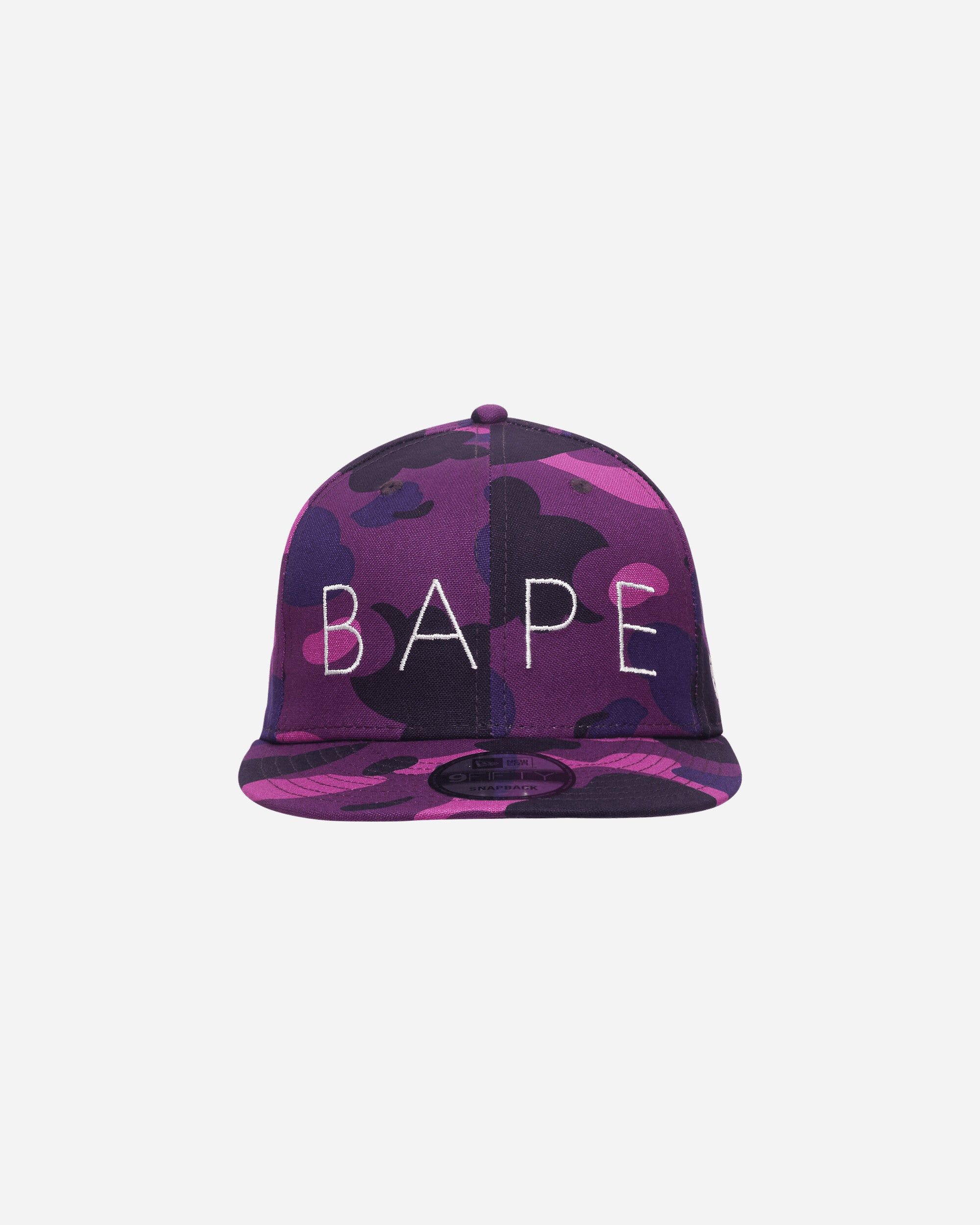 A Bathing Ape Color Camo New Era Snap Back PURPLE Hats Caps 1G80180020 PURPLE