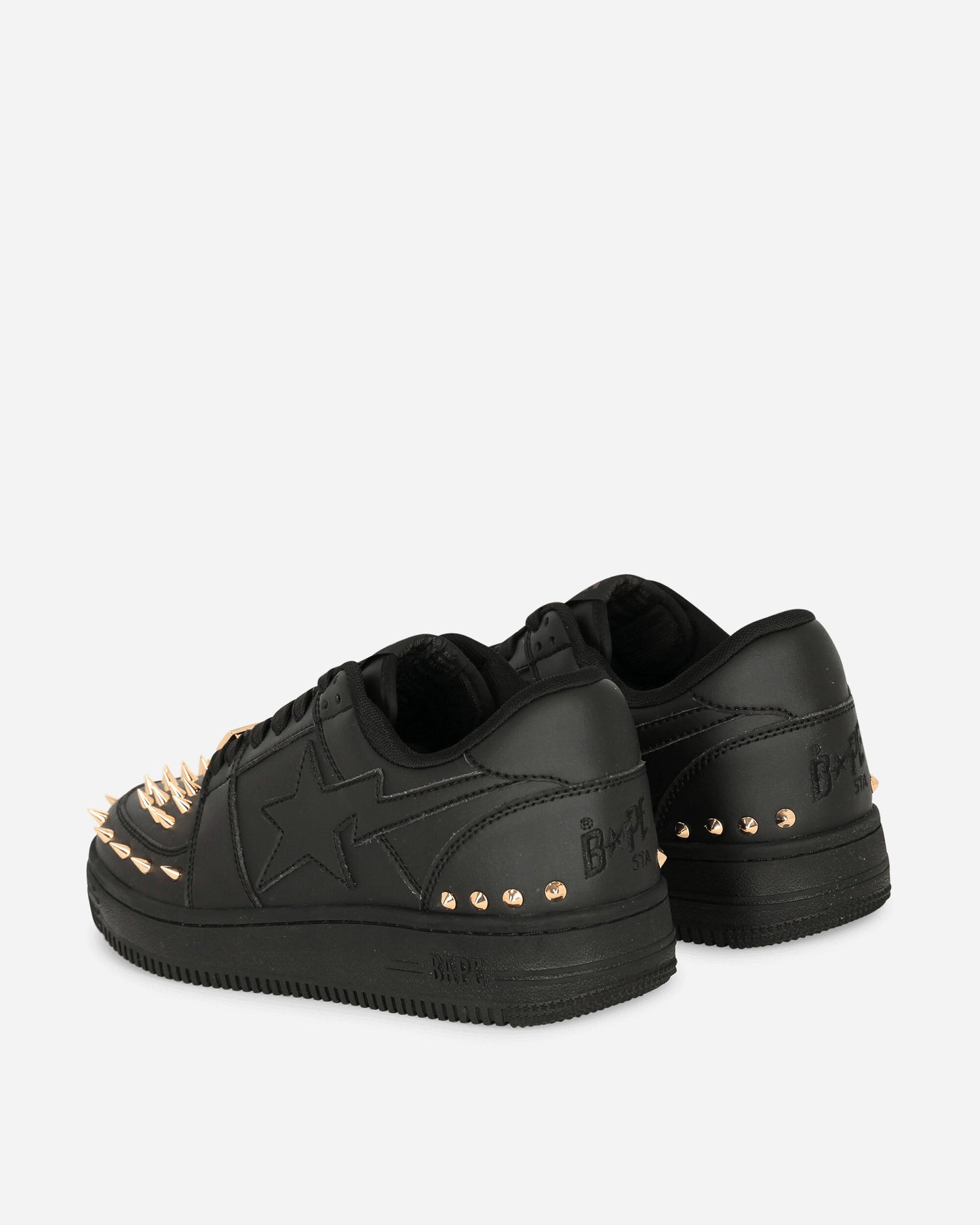 A Bathing Ape Studded Bape Sta Low M1 Black Sneakers Low 1H20191020 BLACK