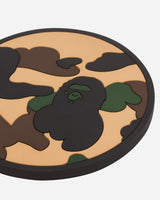 A Bathing Ape 1St Camo Reversible Rubber Coaster YELLOW Home Decor Design Items 1G80182044 YELLOW