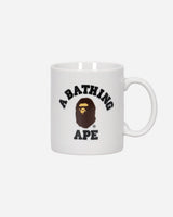 A Bathing Ape College Pottery Mug M White Tableware Mugs and Glasses 1K80193016 WHITE