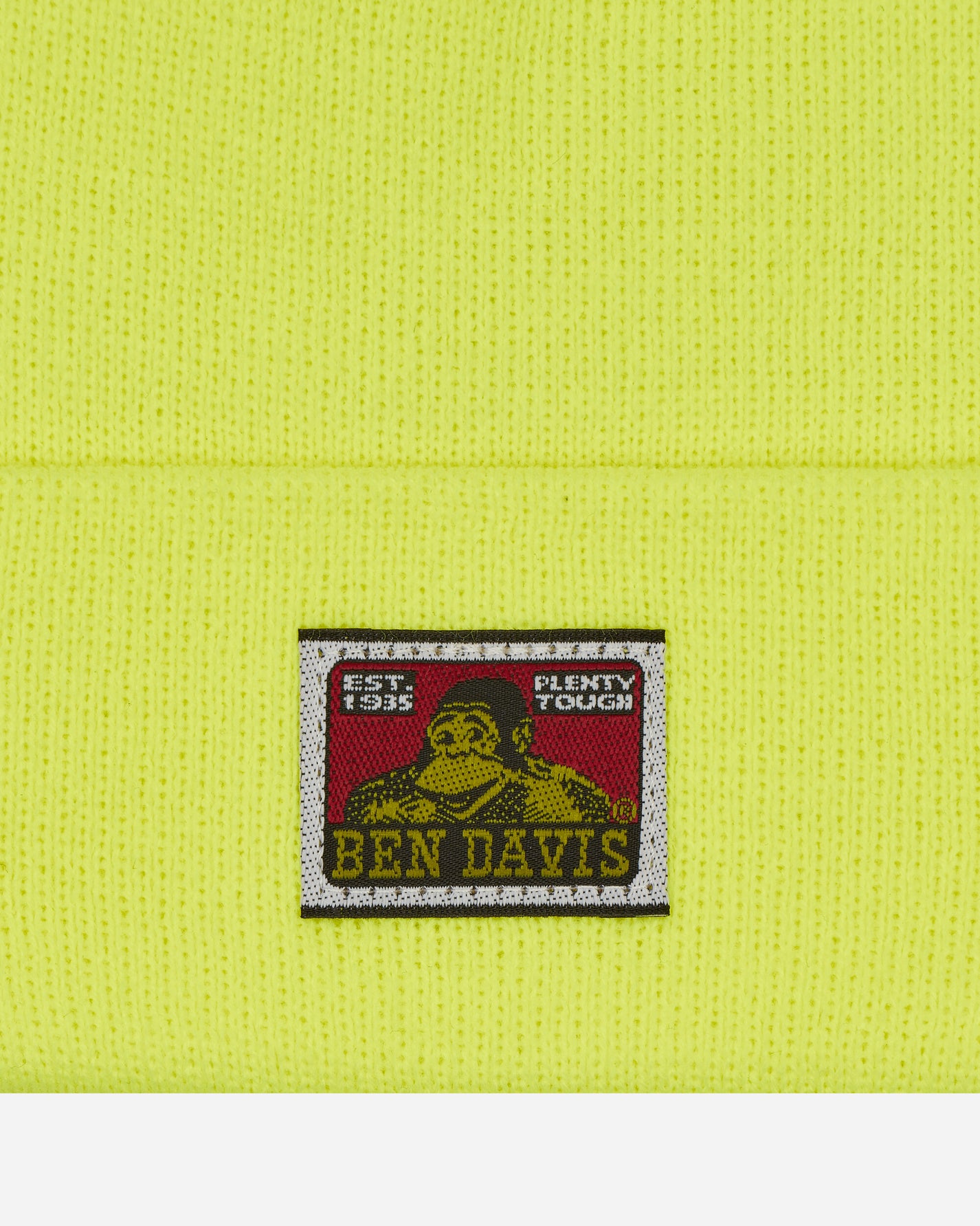 Ben Davis Beanie W Logo Safety Yellow Hats Beanies BEN9299 001