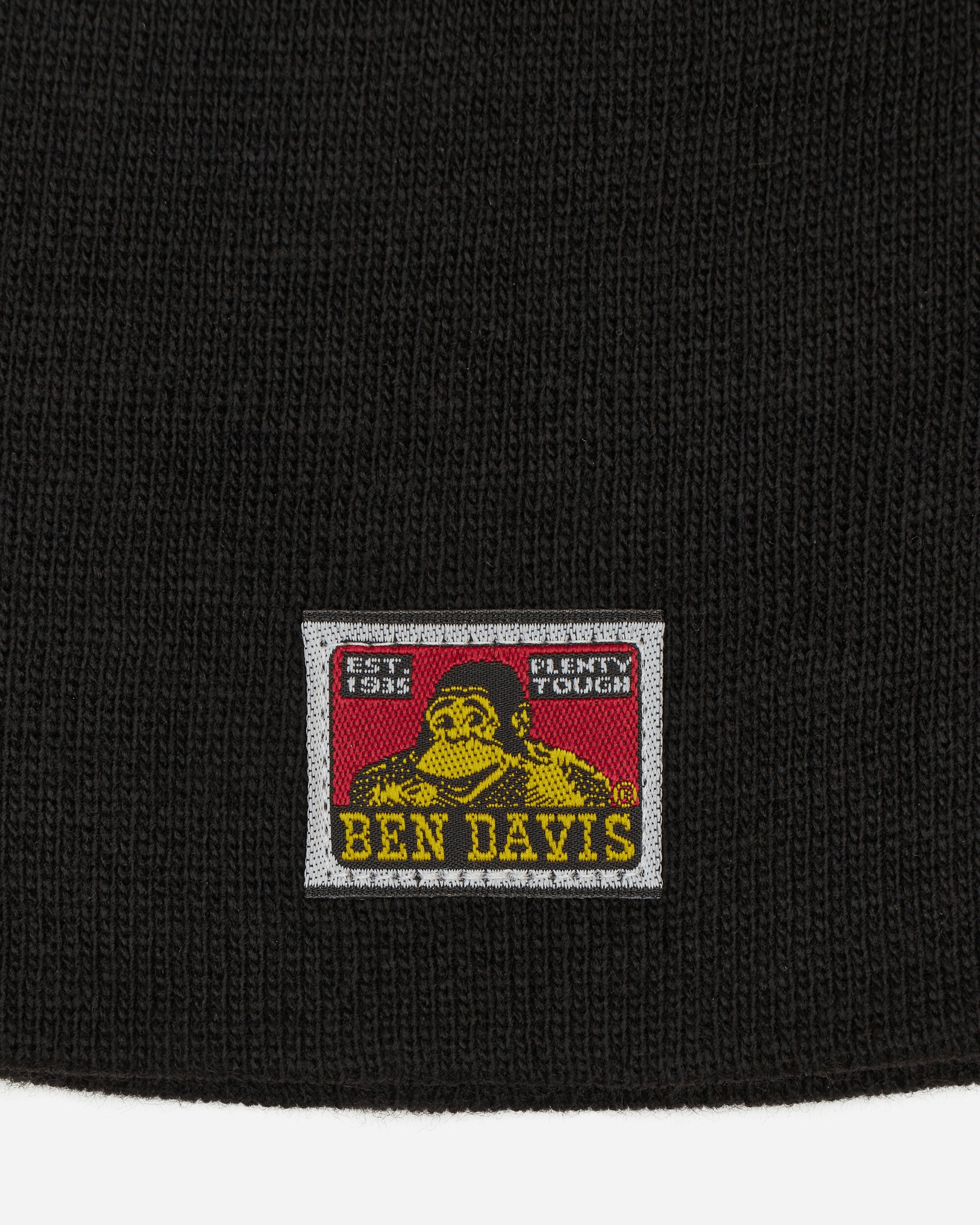 Ben Davis Skully Cap W Logo Black Hats Beanies BEN9293 001