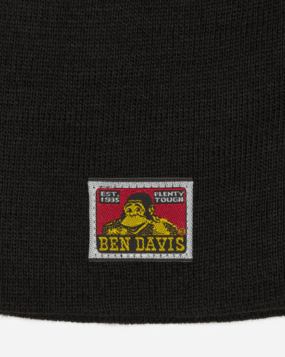 Ben Davis Skully Cap W Logo Black Hats Beanies BEN9293 001