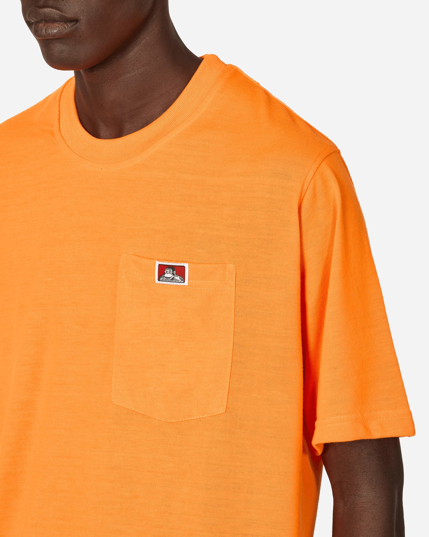 Ben Davis Classic Label Ss Pkt T-Heavyduty Orange T-Shirts Shortsleeve BEN916 001