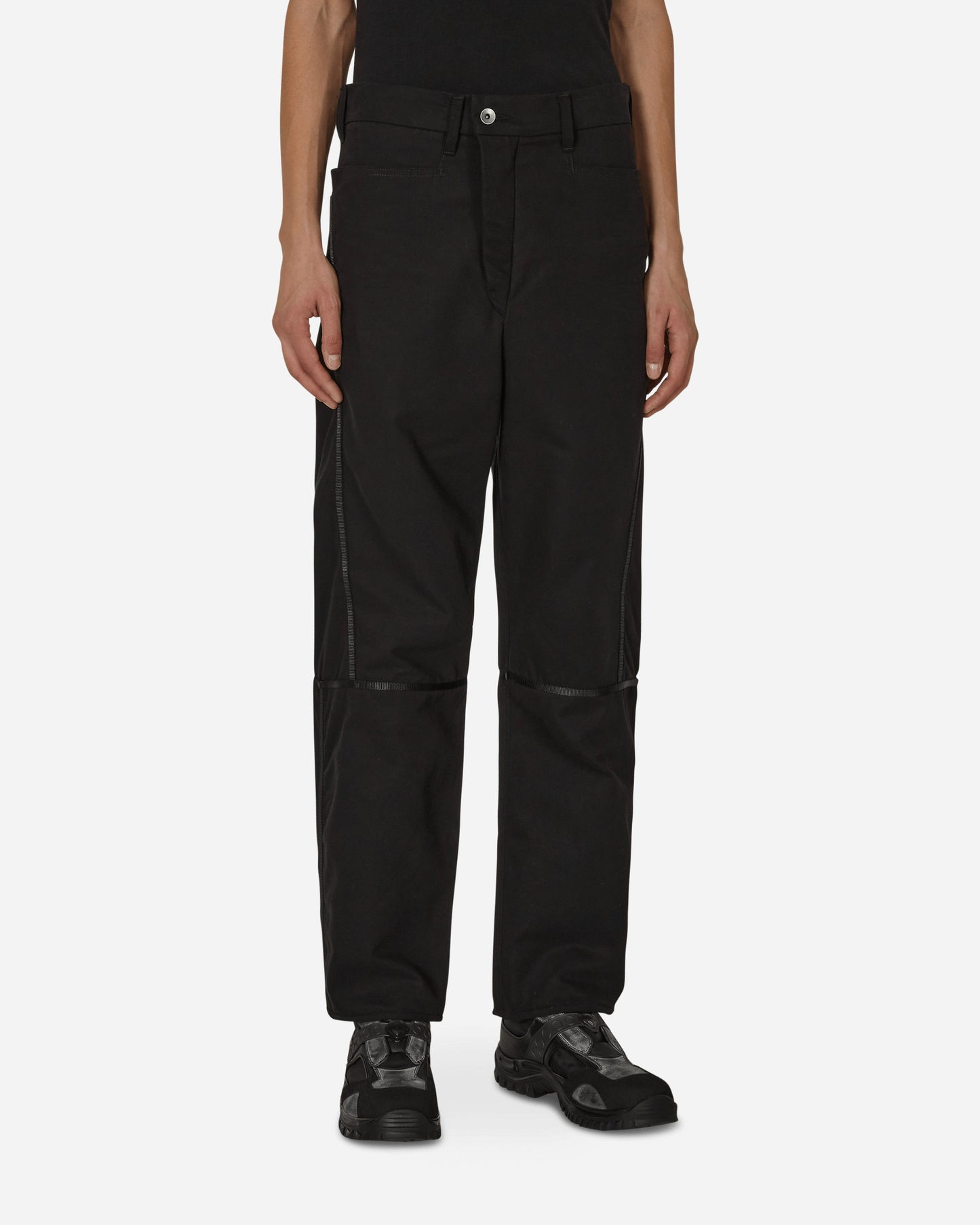 Bryan Jimenéz Taped Trousers Black Pants Trousers BJFW22T-5  BLK