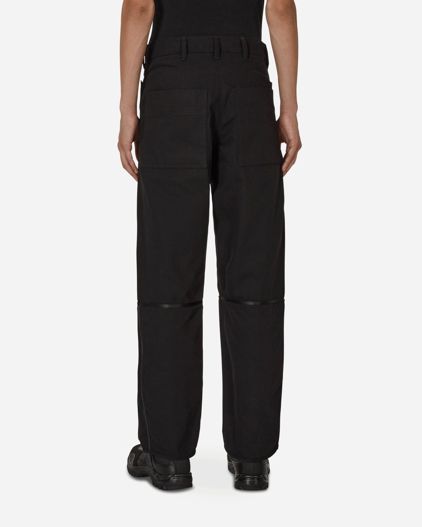 Bryan Jimenéz Taped Trousers Black Pants Trousers BJFW22T-5  BLK