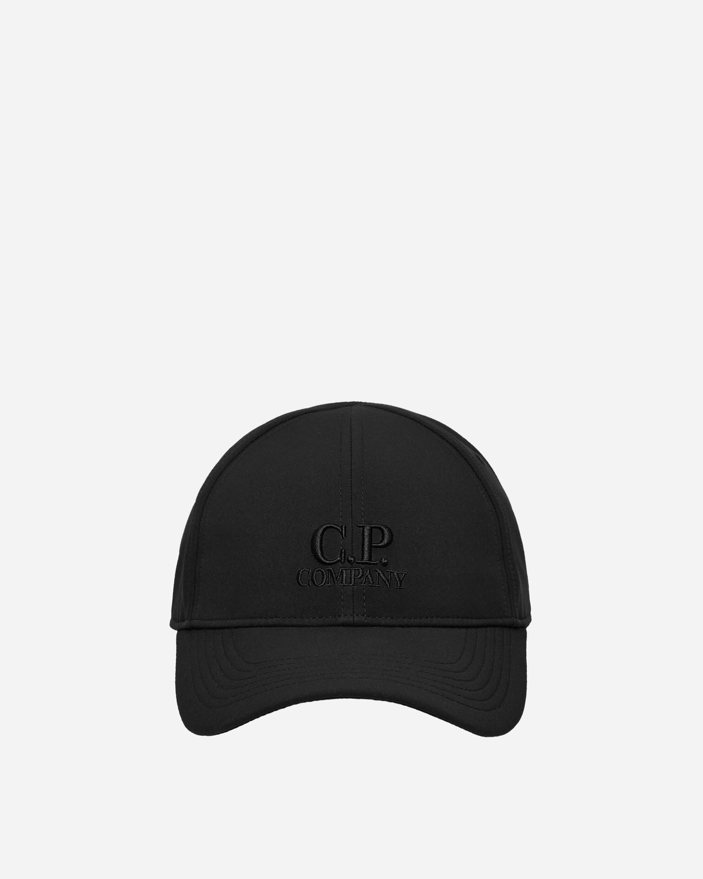 C.P. Company C.P. Shell-R Logo Cap Black Hats Caps 17CMAC078A006097A 999