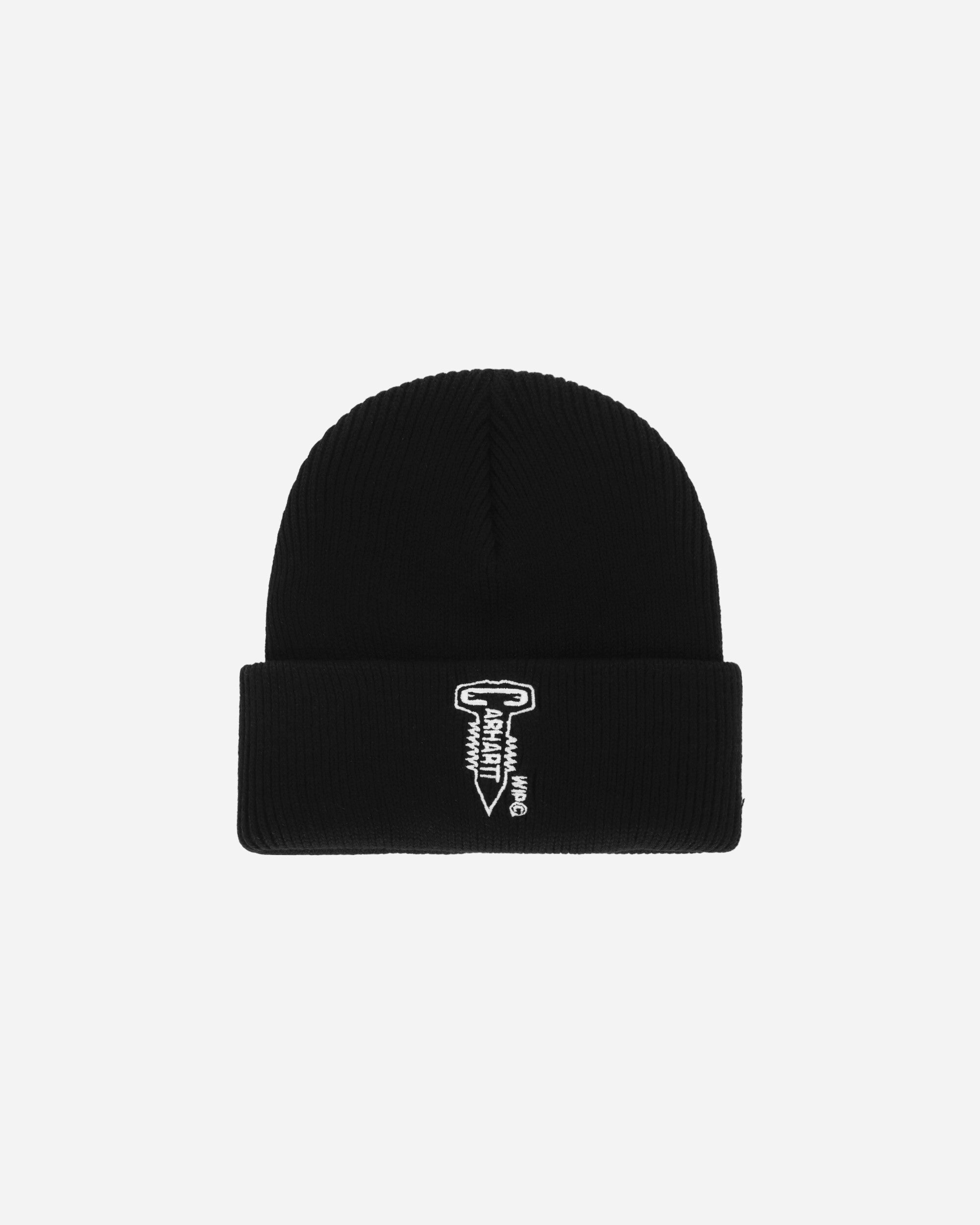 Carhartt WIP Screw Beanie Black Hats Beanies I033875 89XX