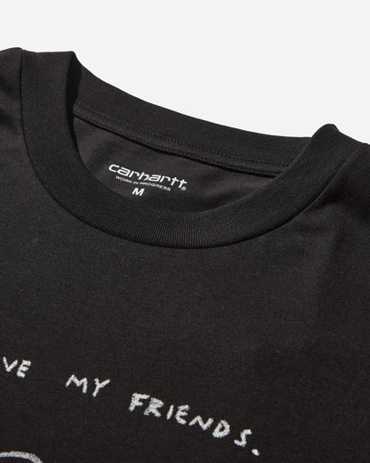 Carhartt WIP SS Pepe Friends T-Shirt Black/White T-Shirts Shortsleeve I033982 0D2XX