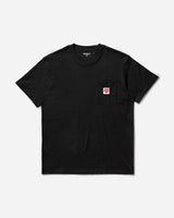 Carhartt WIP S/S Pocket Heart T-Shirt Black/Red T-Shirts Shortsleeve I032128 1V2XX