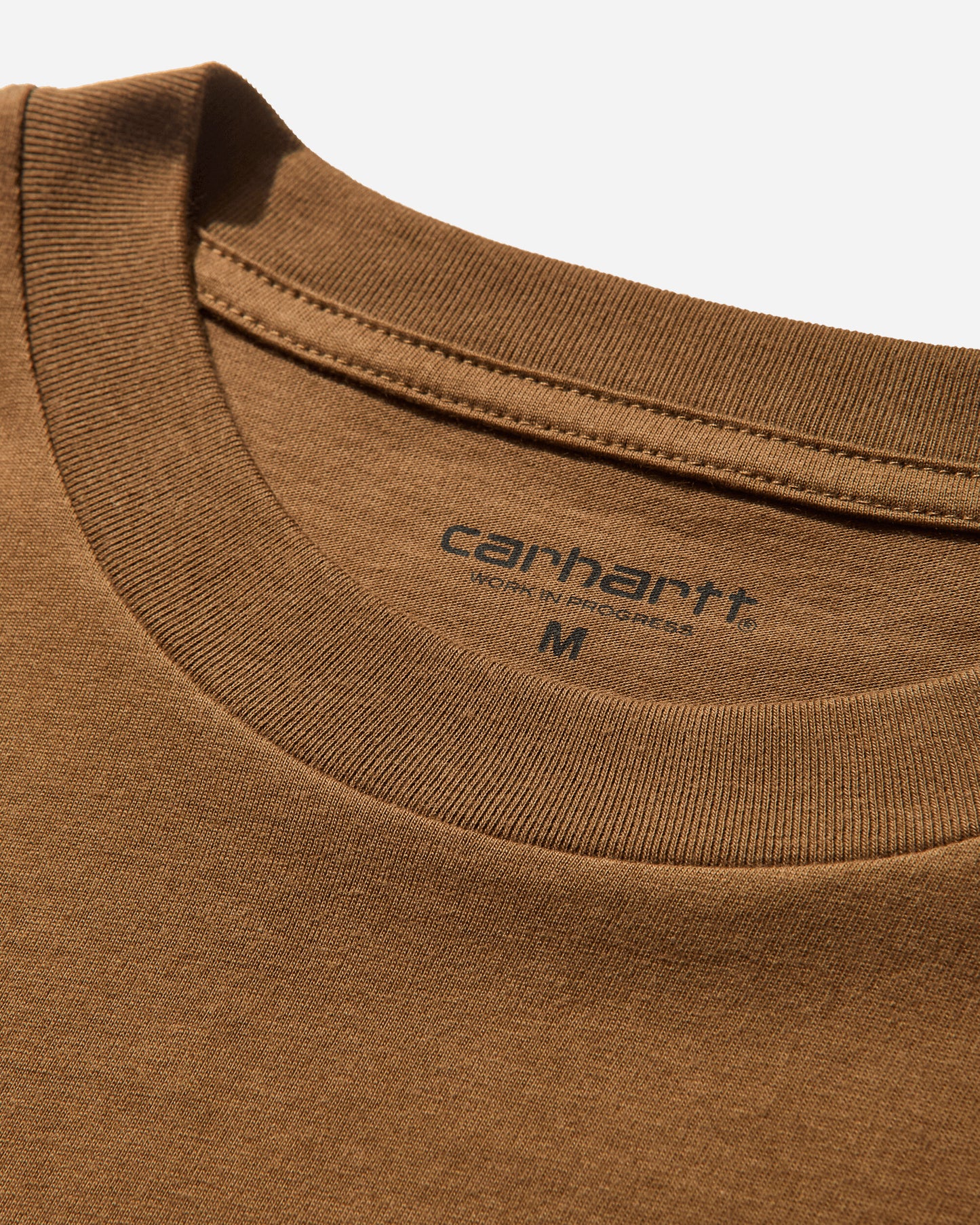 Carhartt WIP S/S Pocket Heart T-Shirt Hamilton Brown T-Shirts Shortsleeve I032128 HZXX