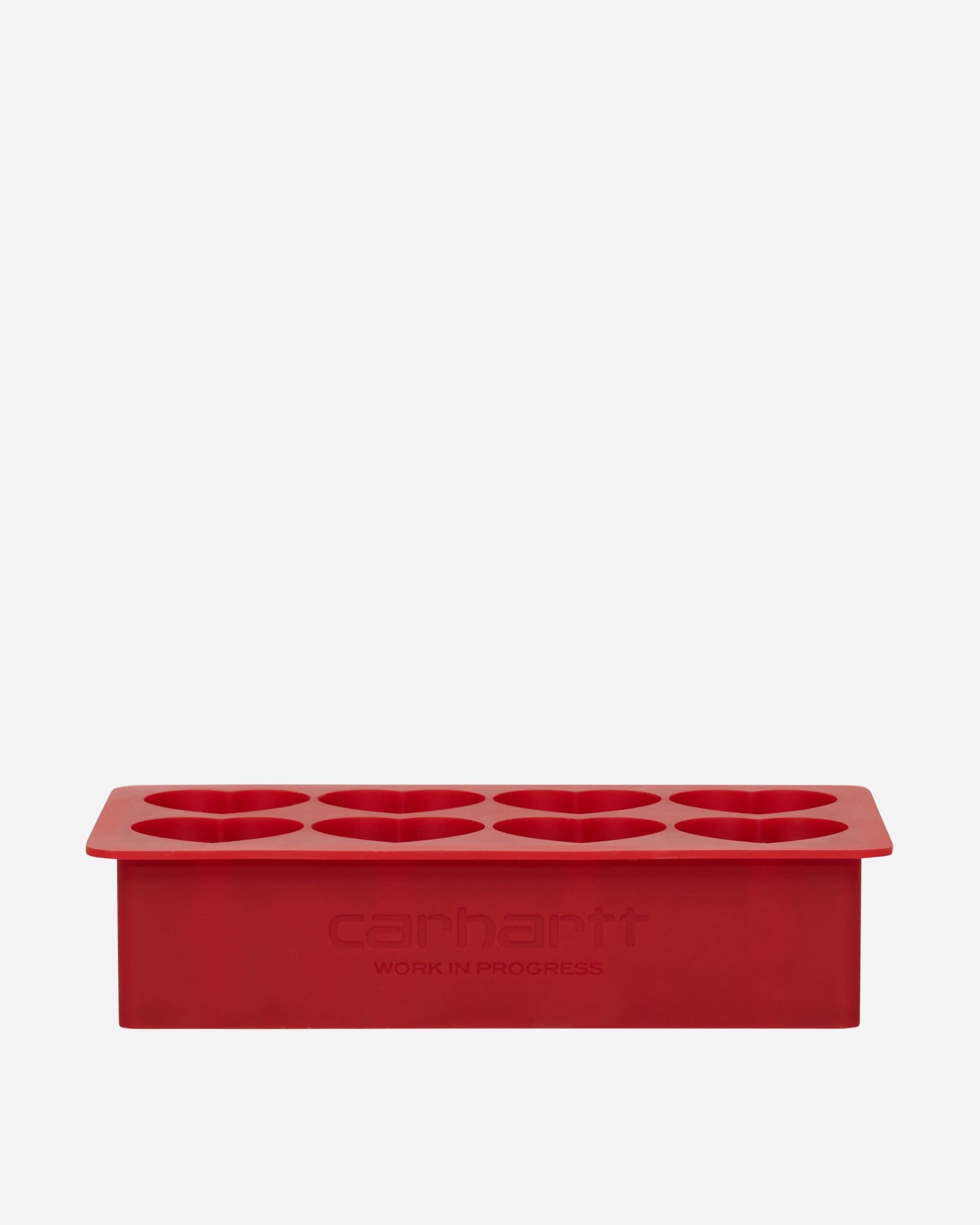 Carhartt WIP Heart Ice Cube Tray Scarlet Tableware Dishes and Trays I034883 H8XX