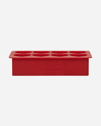 Carhartt WIP Heart Ice Cube Tray Scarlet Tableware Dishes and Trays I034883 H8XX