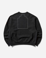 Cav Empt Washed Fk Hyperferma Crew Neck Black Sweatshirts Crewneck CES27CS07 BLACK