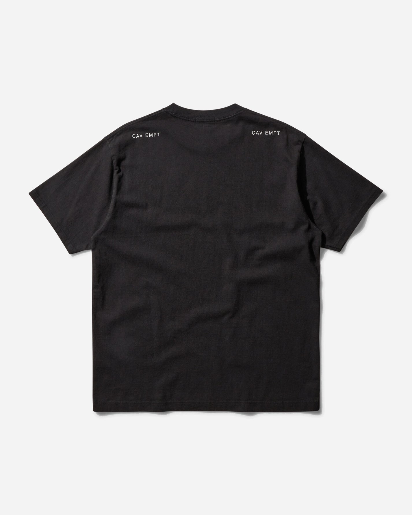 Cav Empt Washed Pixel Flame T Black T-Shirts Shortsleeve CES26T15 001