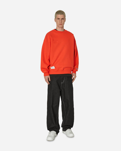 Champion Crewneck Sweatshirt Orange Sweatshirts Crewneck C8-Z018 840