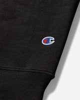 Champion Full Zip Hoodie Sweatshirt Black Sweatshirts Zip-Ups C5A102 X090