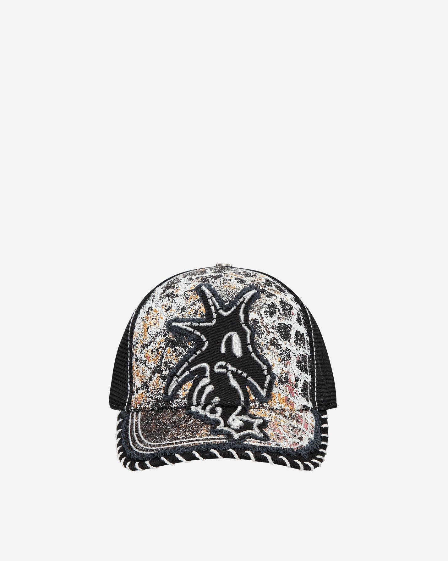 Chito Seahorse Patch Mesh Back Black Hats Caps C0824H001 BLACK