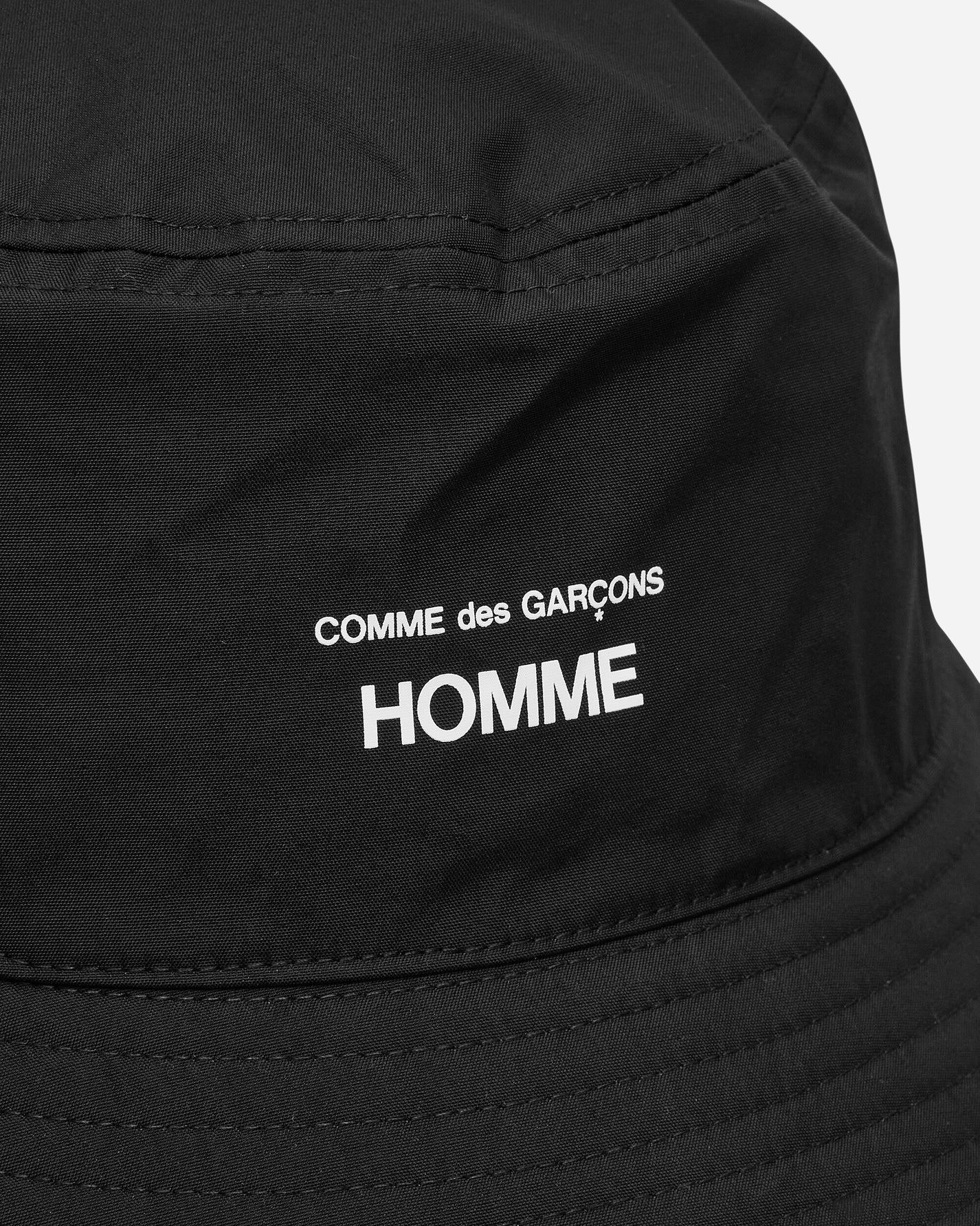 Comme Des Garçons Homme Bucket Hat Black Hats Bucket HO-K602-051 001