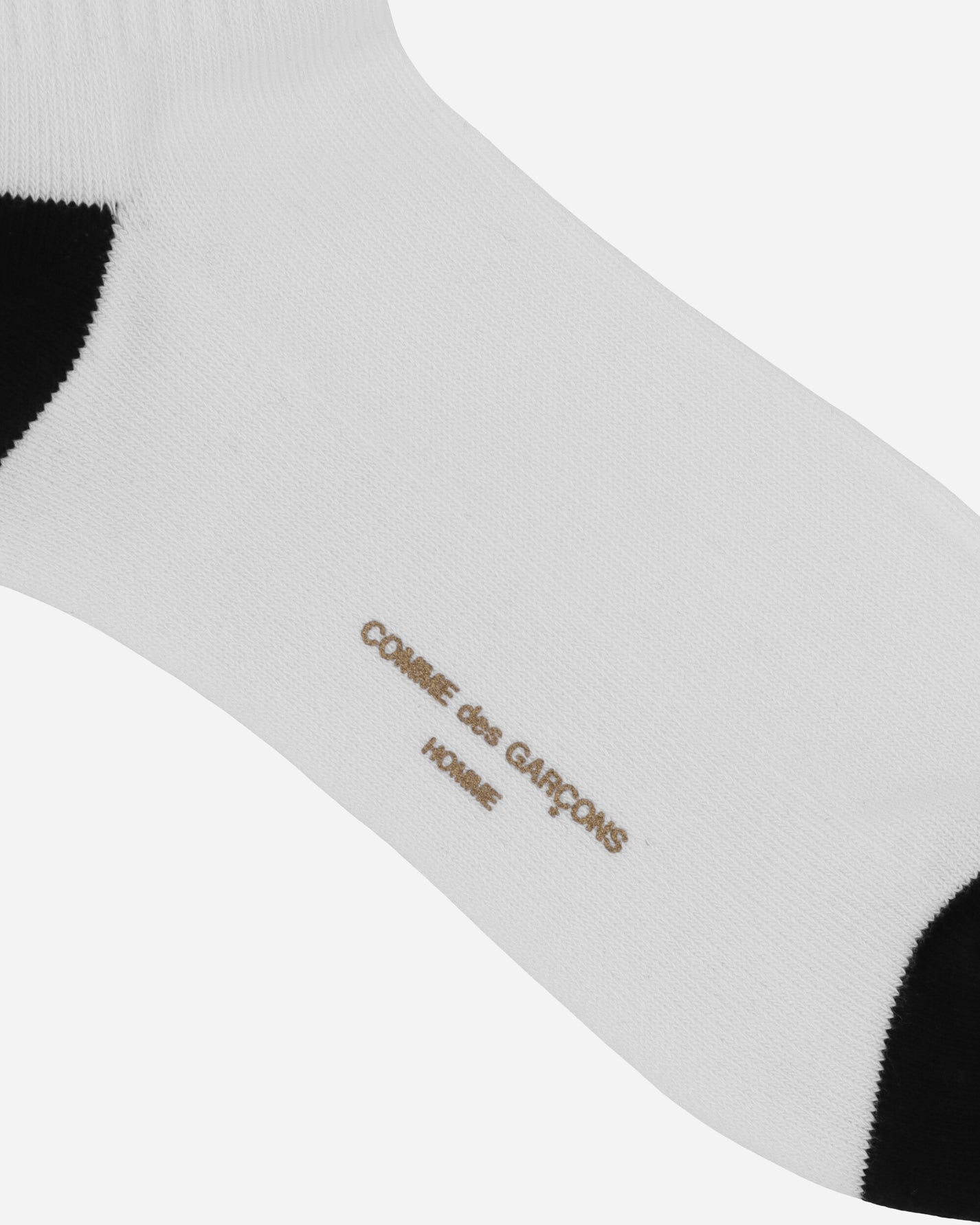 Comme Des Garçons Homme Logo Socks White Underwear Socks HO-K501-051 002