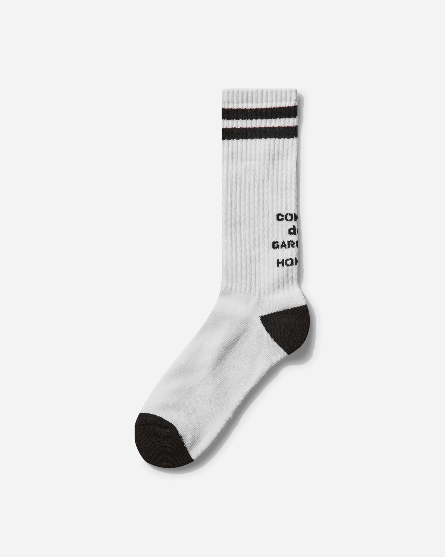 Comme Des Garçons Homme Logo Socks White Underwear Socks HO-K502-051 002