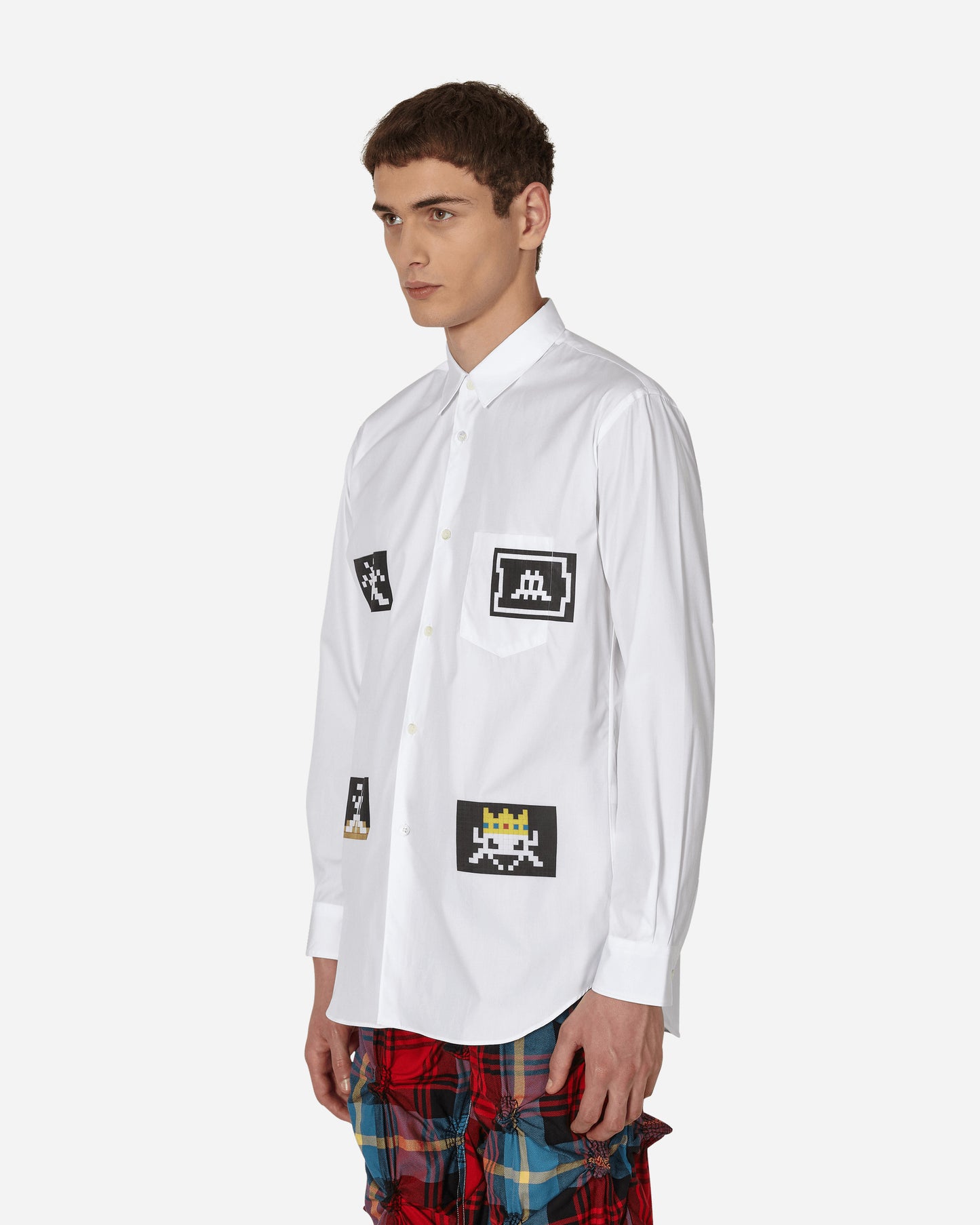 Comme Des Garçons Shirt Mens Shirt Woven White Shirts Longsleeve FJ-B032-W22 1