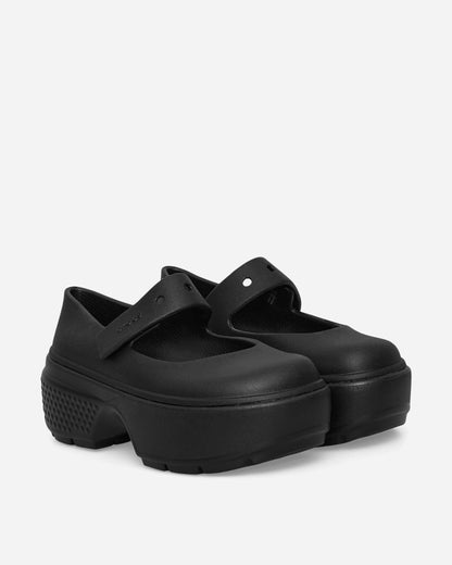 Crocs Wmns Stomp Mary Jane Black/Black Classic Shoes Flat Shoes CR.209939 BKBK