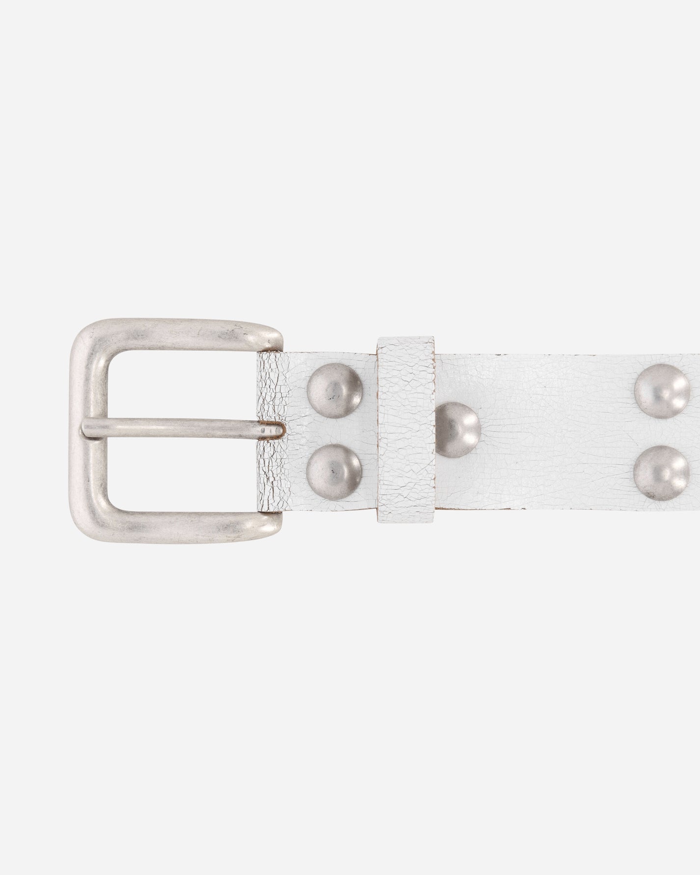 ERL Distressed Rivet Belt White  Belts Belt ERL10K019 1