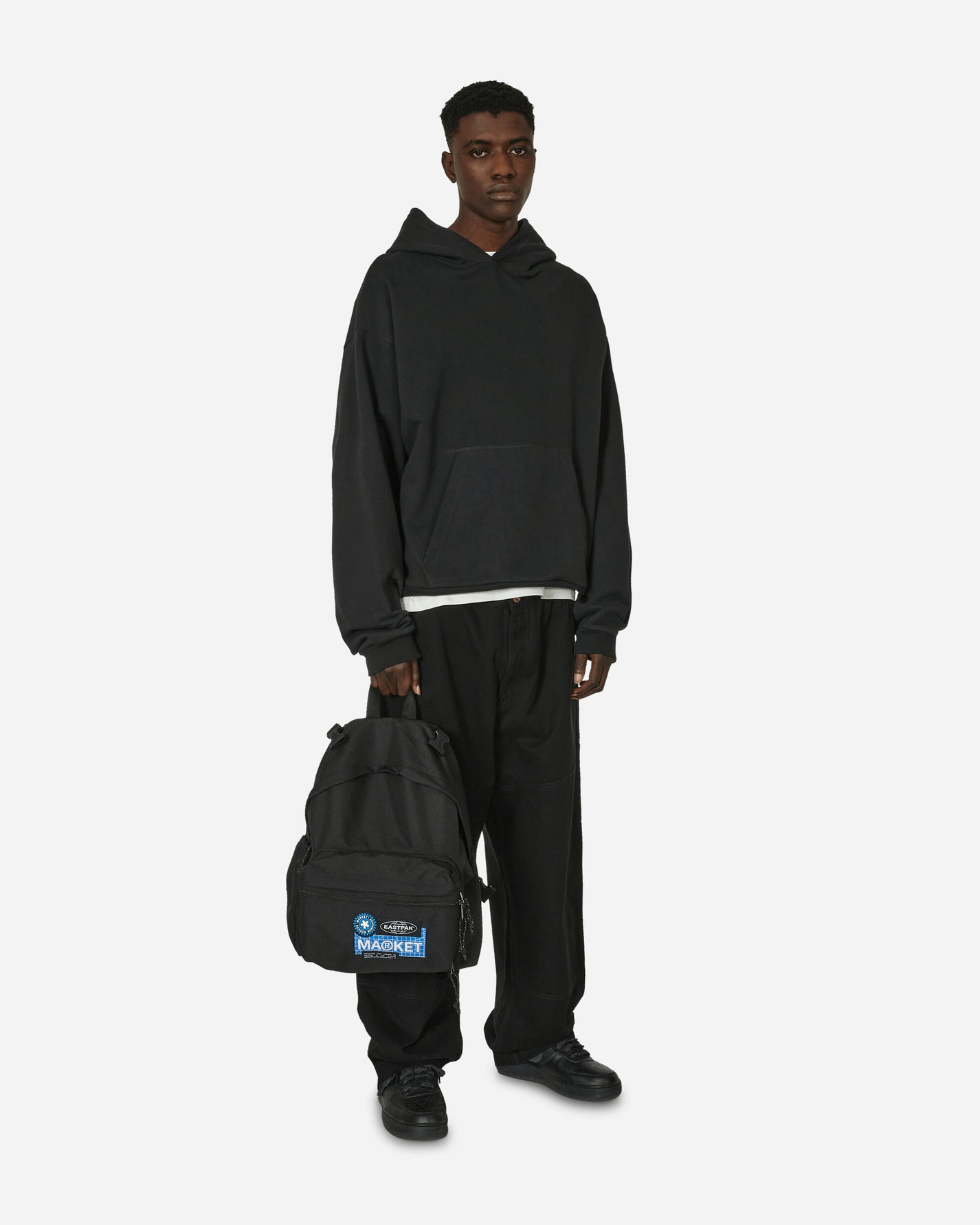 Eastpak Eastpack X Mrkt Basketball Backpack Market Black Bags and Backpacks Backpacks EK0A5BIF 001