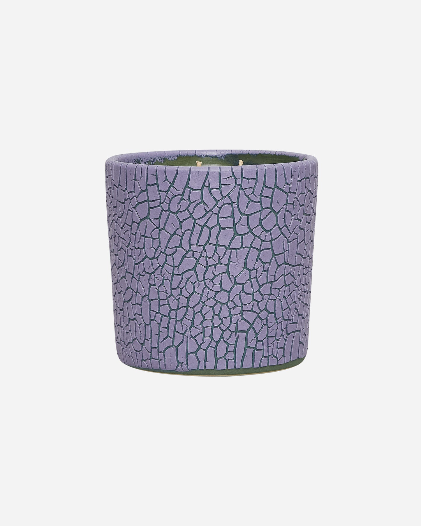 Houseplant Crackle Candle Purple Home Decor Candles HP23CRCKLCANDLEPR PURPLE