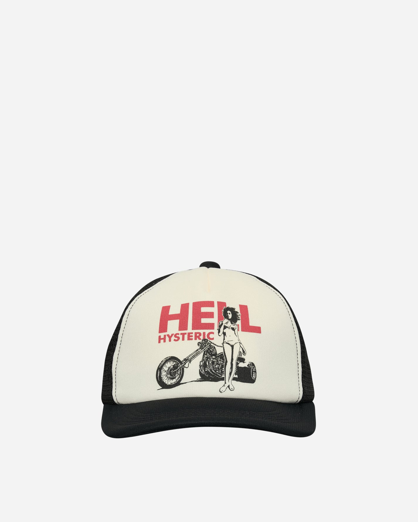 Hysteric Glamour Hell Hysteric Mesh Cap Black Hats Caps 02251QH03 96