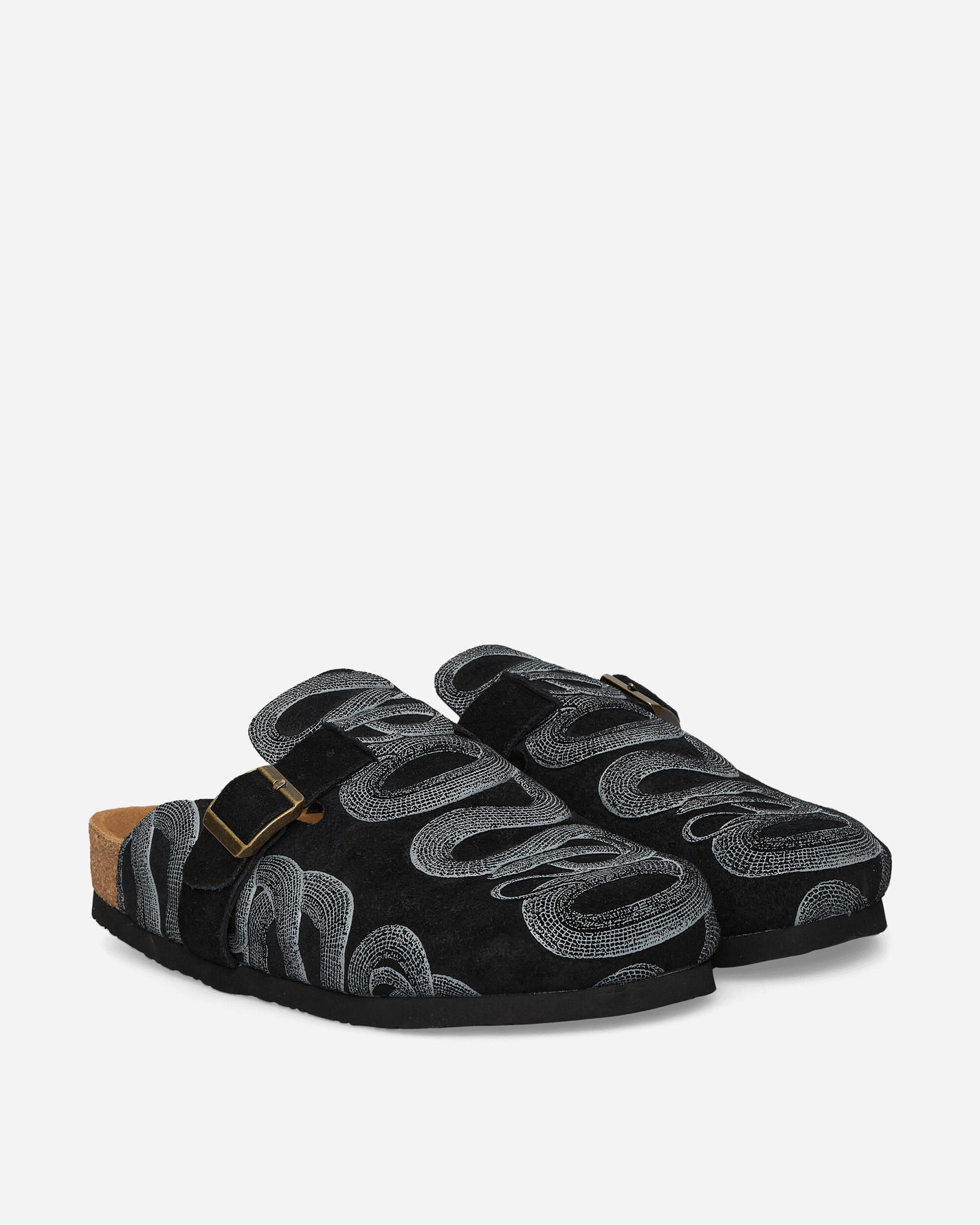 Hysteric Glamour Snake Loop Sandals Black Sandals and Slides Sandals and Mules 01241QS01 C1