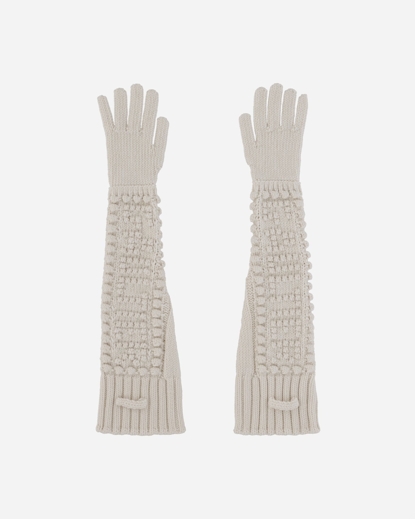 Jean Paul Gaultier Wmns Aran Gloves Cream Gloves and Scarves Gloves 2431FGN009-M080 64