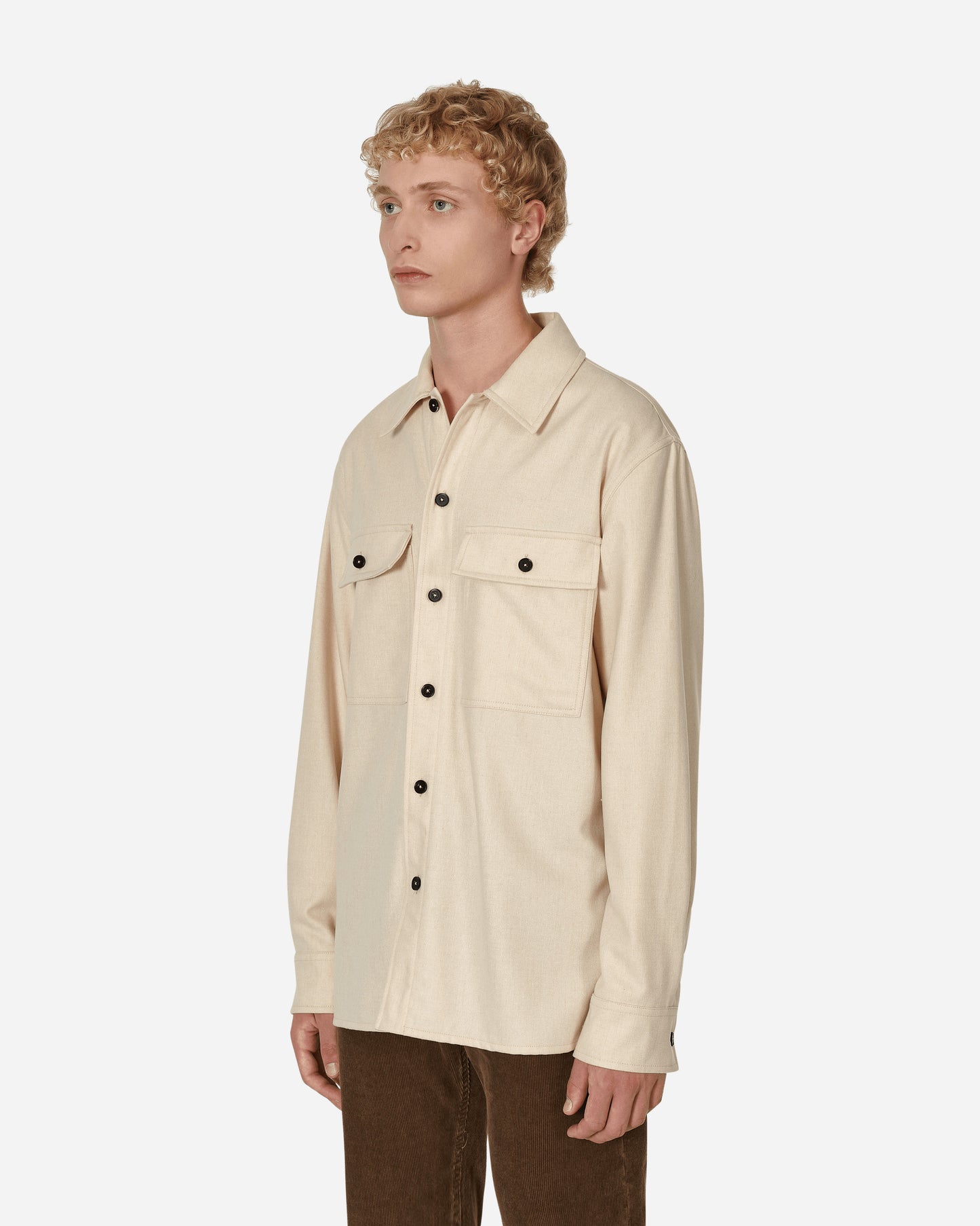 Jil Sander Overshirt Light Beige Shirts Longsleeve J47DL0001  275