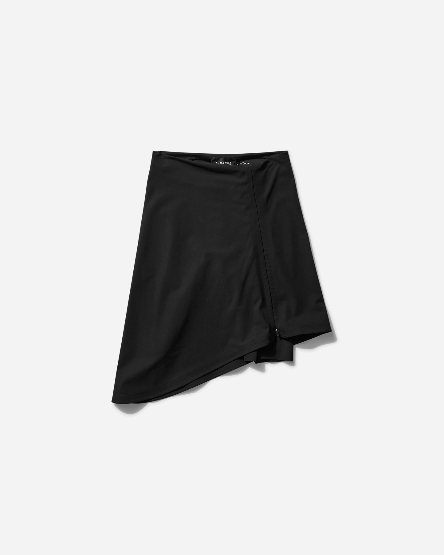 Johanna Parv Wmns Skirt-Shorts With Cocealed Zips And Pockets Black Skirts Midi SS2501-01 001