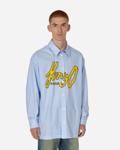 KENZO Paris Kenzo Archive Logo Ov Shirt Sky Blue Shirts Longsleeve Shirt FD65CH5109LM 64