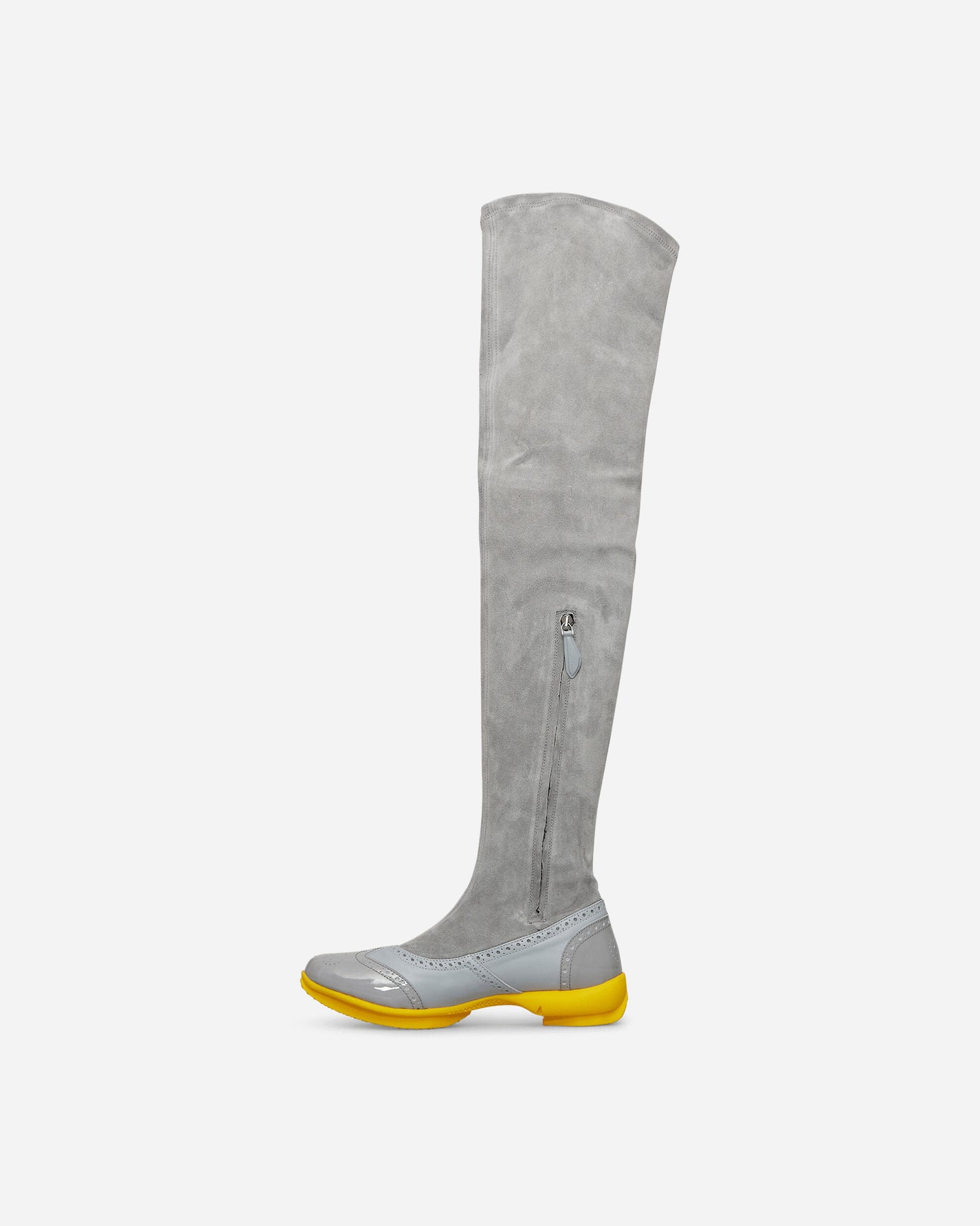 Kiko Kostadinov Wmns Sonia High Boot 2Fog Grey/Oyster Grey + Yellow Boots Knee KKWAW24FT04 158