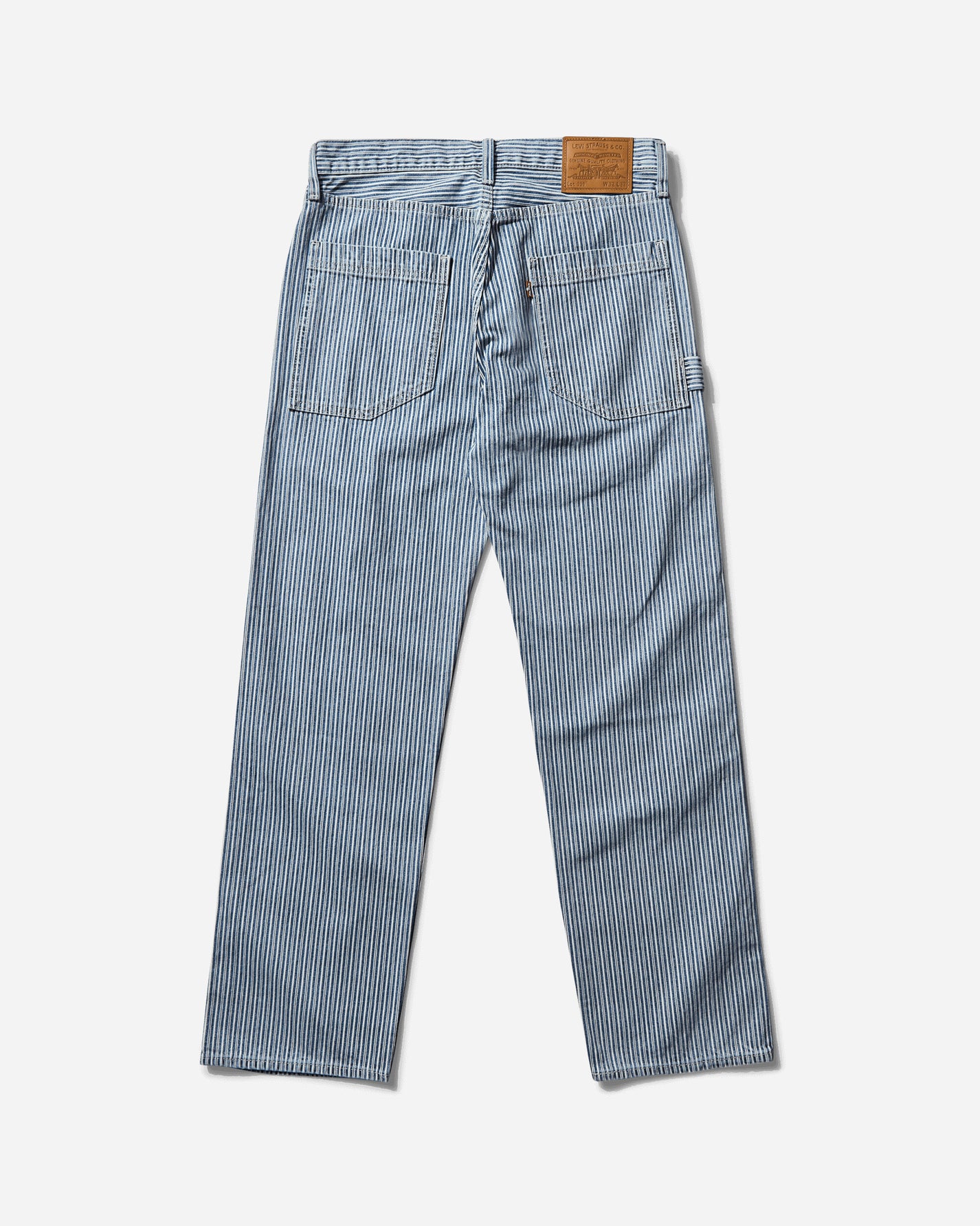 Levi's Wmns 555 Relaxed Strt Utility Light Indigo - Worn In The Road Again Pants Denim A9234 0003