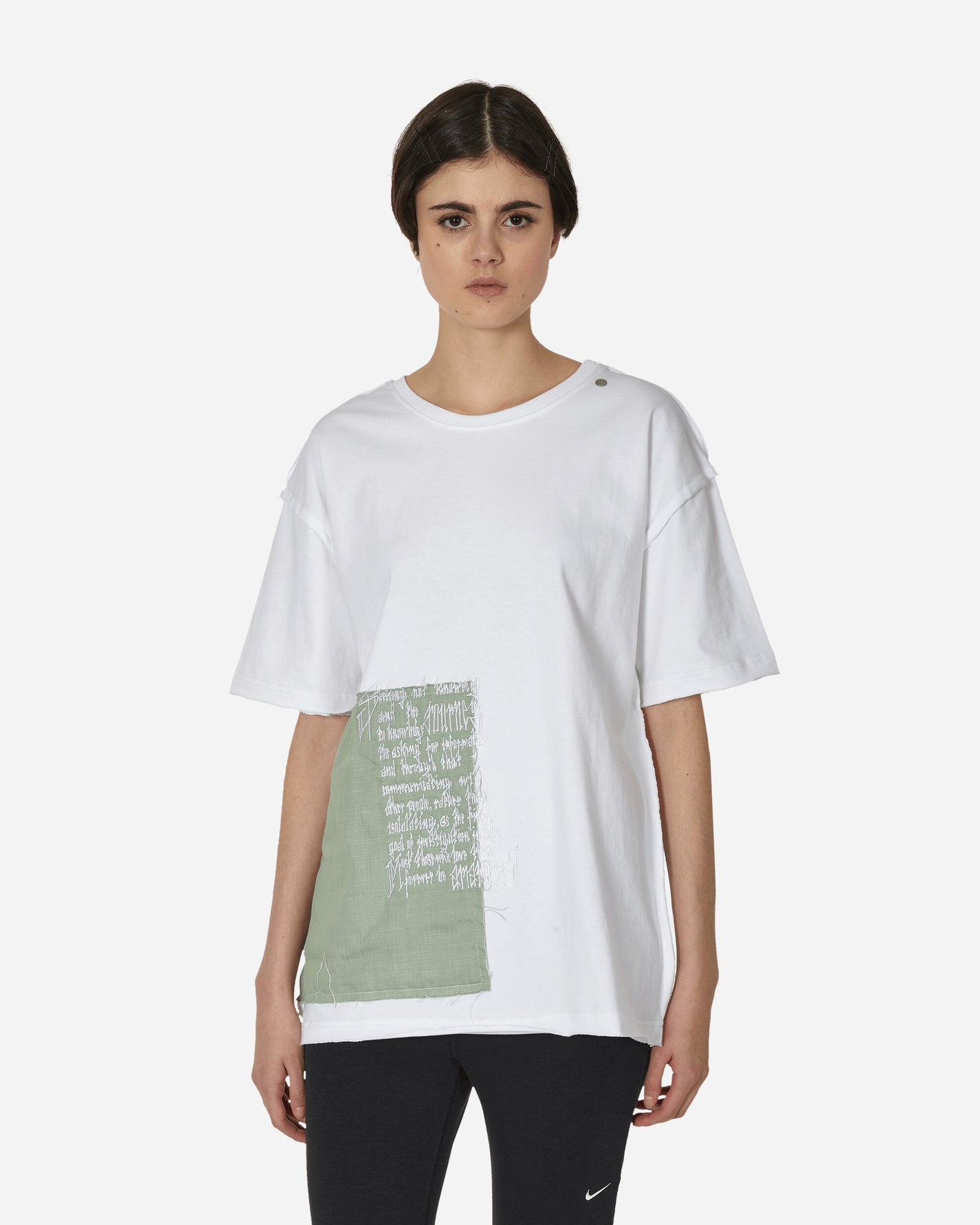 Lueder Manuscripto T-Shirt White T-Shirts Shortsleeve MANUTEE WHT