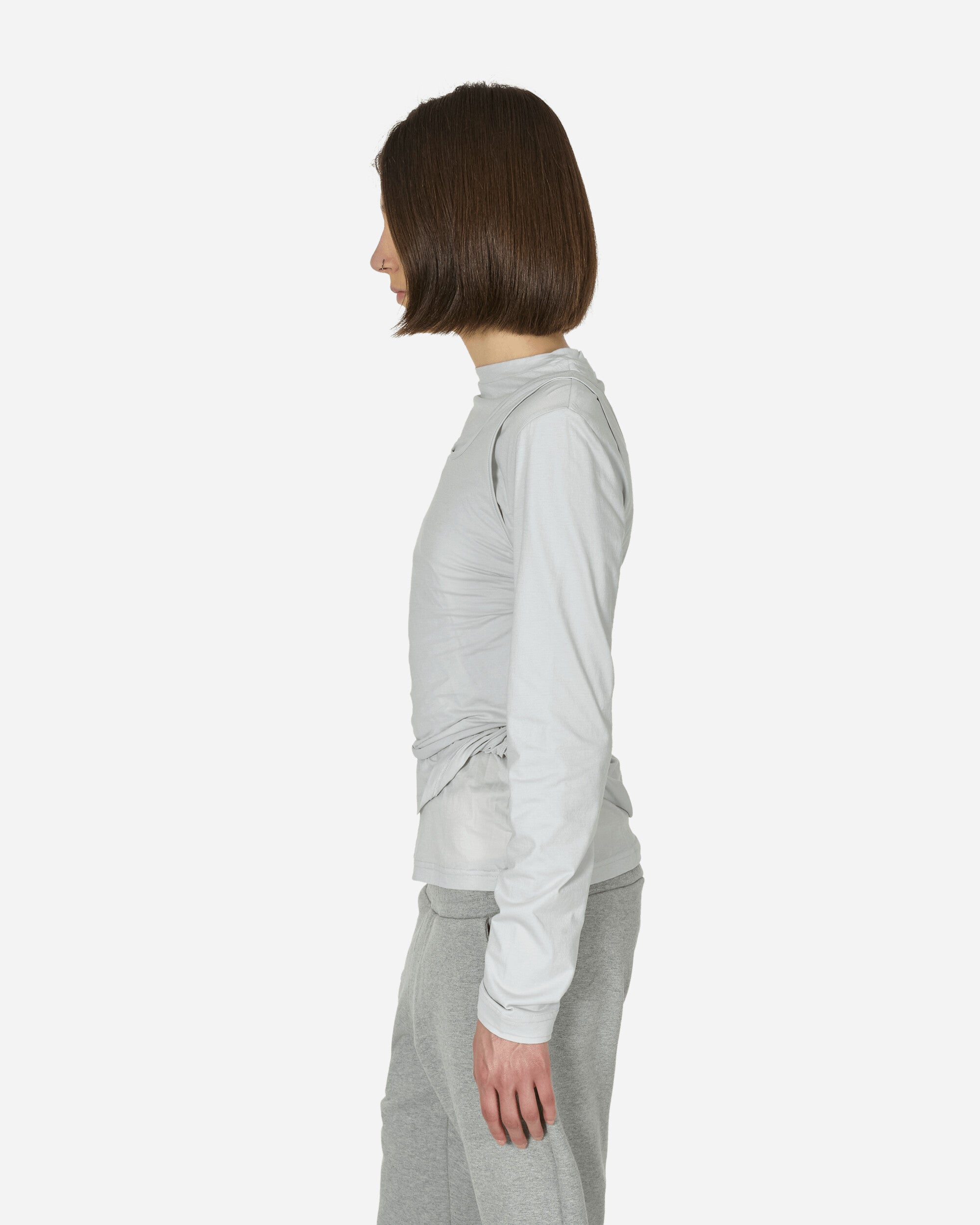 Mainline:RUS/Fr.CA/DE Wmns Julien Light Grey T-Shirts Longsleeve SS24JULIEN 001