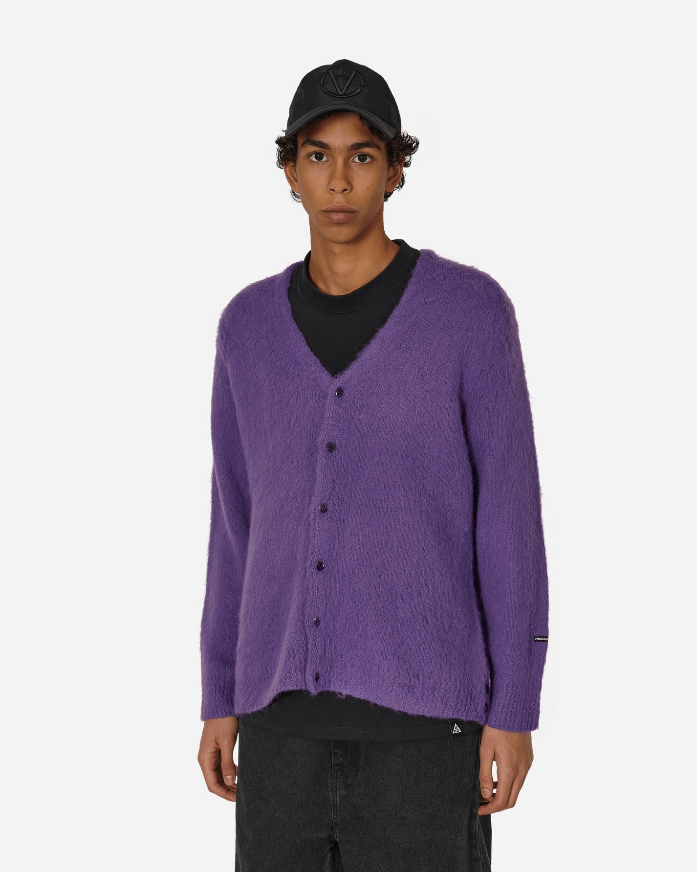 Manastash Aberdeen Kurtigan '23 Purple Knitwears Cardigans 7923241003 94