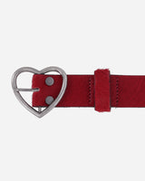 Martine Rose Heart Belt Red Belts Belt 1142LF03100