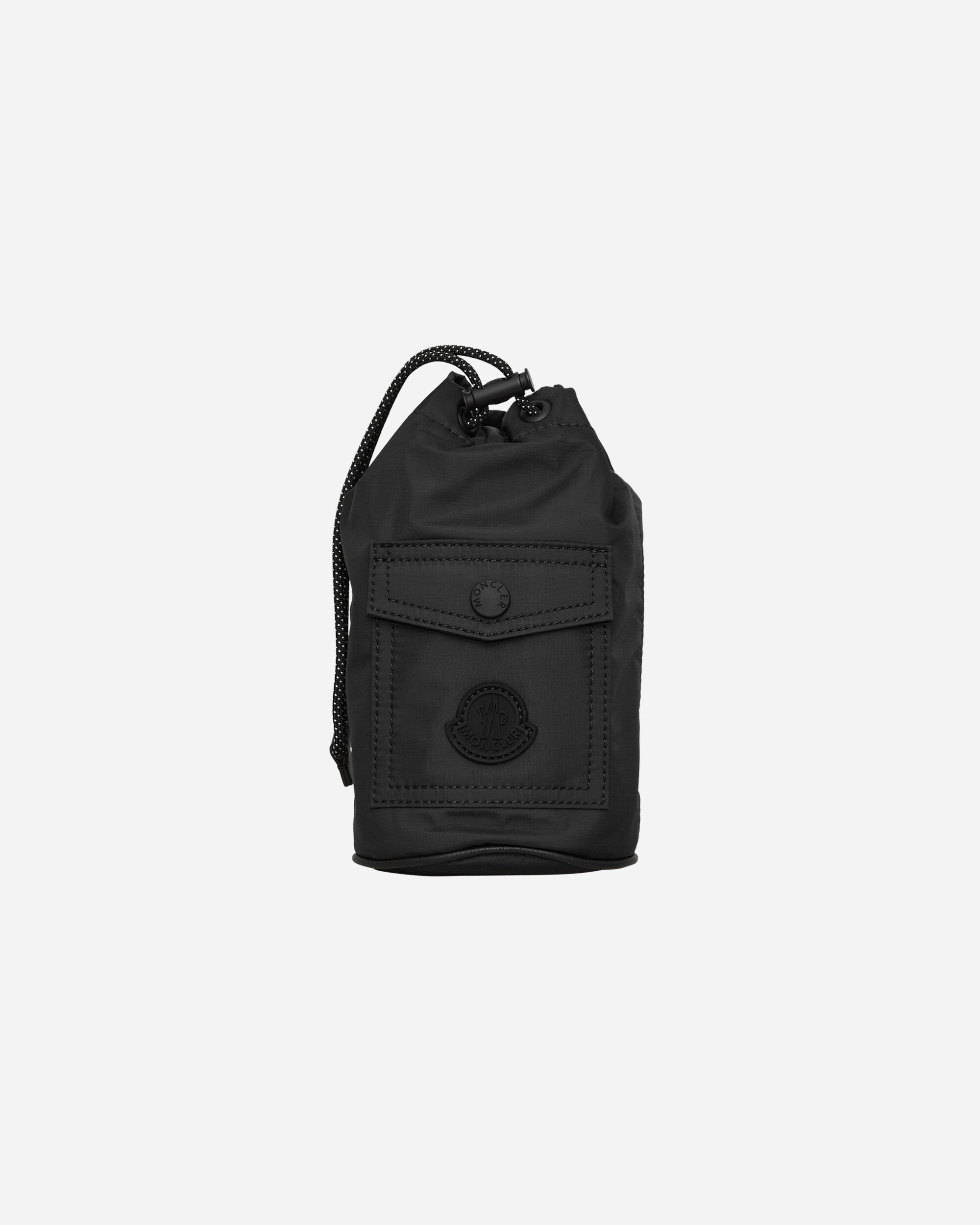 Moncler Mini Drawstring Phone Case Black Bags and Backpacks Pouches 6B00006M3815 999