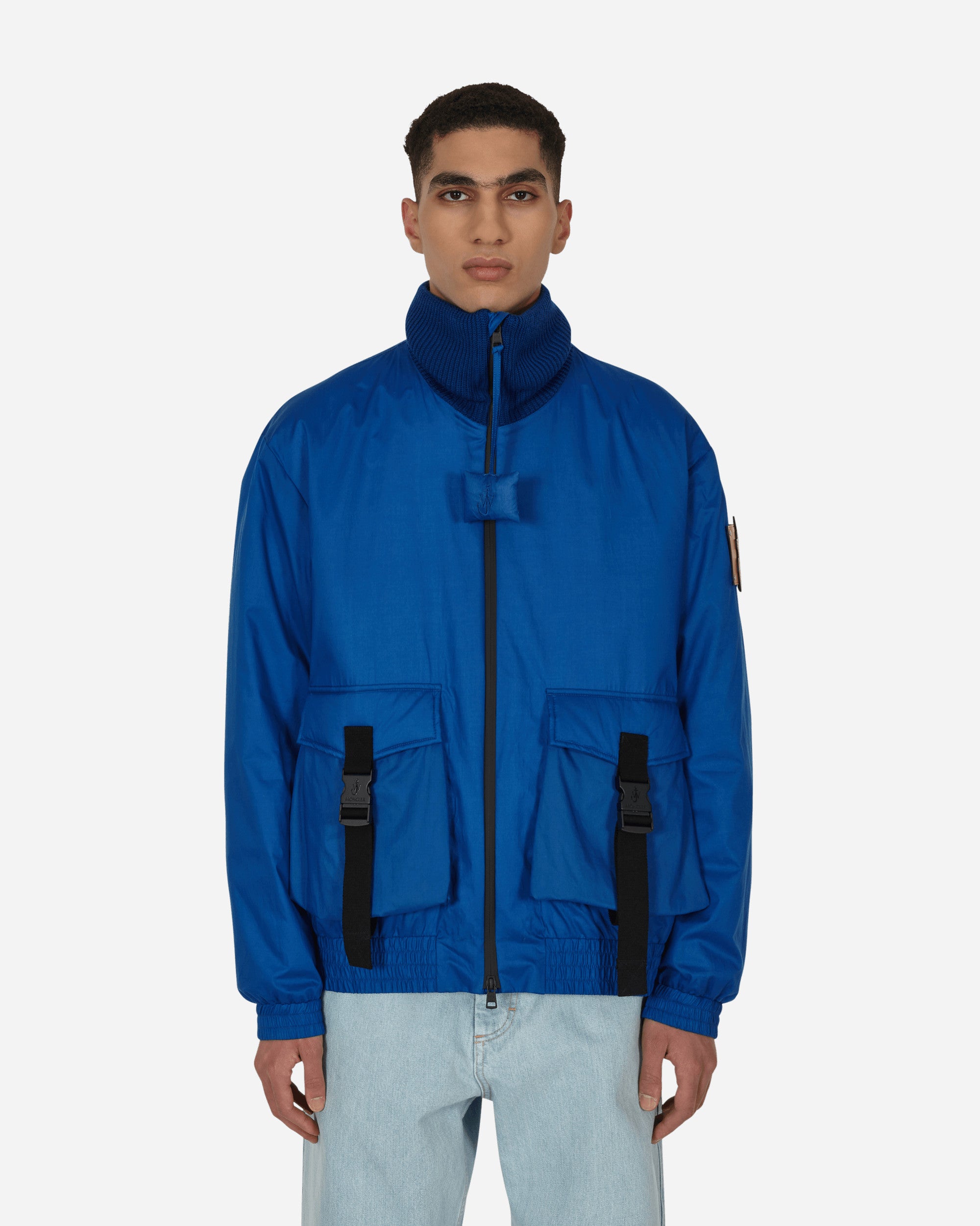 Moncler Genius Jwa Giubbotto Blue Coats and Jackets Jackets H209E1A00004 765