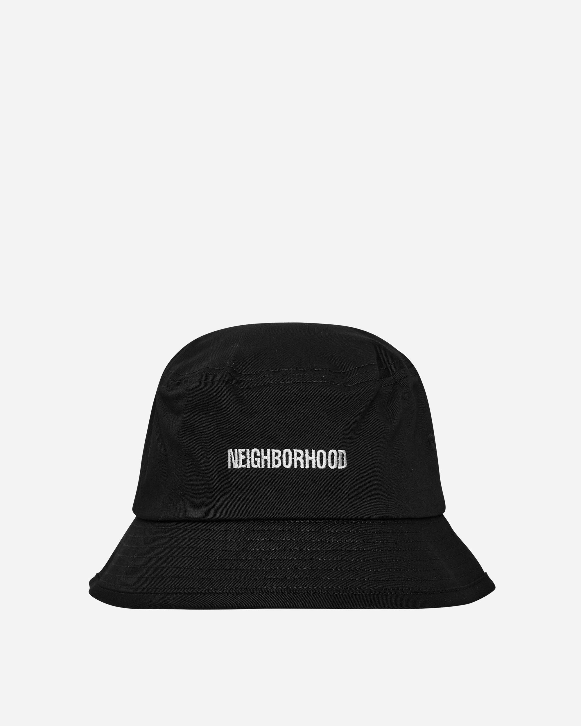 Neighborhood Bucket Hat Black Hats Bucket 242HCNH-HT01 BK