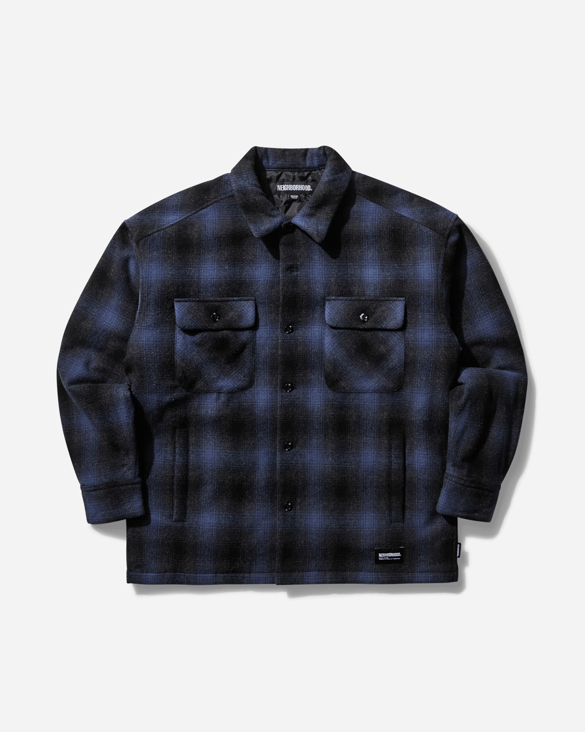 Neighborhood Cpo Shirt Ls Blue Shirts Longsleeve Shirt 242TSNH-SHM06 BL